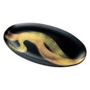 ［山田平安堂］オーバルプレート 龍水〈10-007〉 09-7