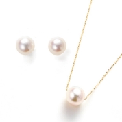 【SALE】[モンビジュウ]K18YGアコヤパールペンダント・PTアコヤパールピアスセット
