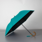 [ブラオ]折傘(遮光・トップフラット)1BA 22087-87/ターコイズ34　