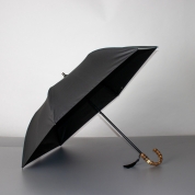 [ブラオ]折傘(遮光・トップフラット)1BA 22087-87/ブラック98　