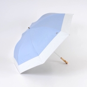 【SALE】[ブラオ]折傘(遮光・8本骨)1BA22076-76/サックス33　