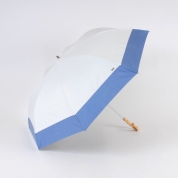 [ブラオ]折傘(遮光・8本骨)1BA22076-76/ホワイト90　