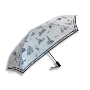 [アクアスキュータム]折り畳み雨傘（1AQ-17392）　35 ブルー