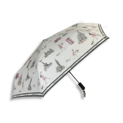 [アクアスキュータム]折り畳み雨傘（1AQ-17392）　92 ホワイト