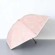 [BLAO ブラオ]晴雨兼用傘(折りたたみ傘) 1BA 27708　84（ピンク×ホワイト）