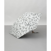 【パスポート優待15％OFF】[ビューランス]プリント晴雨兼用(折り畳み・ミニ傘) 1BH 27744　90(ホワイト）