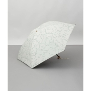 【パスポート優待15％OFF】[ビューランス]プリント晴雨兼用(折り畳み・ミニ傘) 1BH 27744　91（オフホワイト）