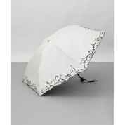 【パスポート優待15％OFF】[ビューランス]プリント晴雨兼用(折り畳み・ミニ傘) 1BH 27745　80（クリーム）