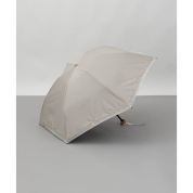 【パスポート優待15％OFF】[ビューランス]刺繍縁オーガンジー晴雨兼用(折り畳み・ミニ傘) 1BH 27746　81（ライトベージュ）