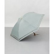 【パスポート優待15％OFF】[ビューランス]トーションレース晴雨兼用パラソル(折り畳み・ミニ傘) 1BH 27750　41（ミントグリーン）