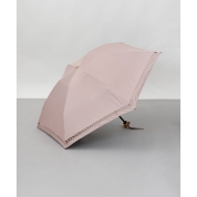 【パスポート優待15％OFF】[ビューランス]トーションレース晴雨兼用パラソル(折り畳み・ミニ傘) 1BH 27750　73（ピンク）