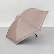 [ビューランス]トーションレース晴雨兼用パラソル(折り畳み・ミニ傘) 1BH 27750　83（ベージュ）
