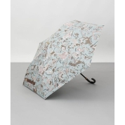 【パスポート優待15％OFF】[ビューランス]プリント晴雨兼用(折り畳み・トップフラット) 1BH 22043　41（ミントグリーン）
