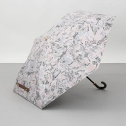 [ビューランス]プリント晴雨兼用(トップフラット) 1BH 22043　70（ペールピンク）