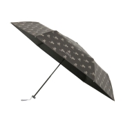 [ポロ ラルフ ローレン]晴雨兼用折りたたみ雨傘 フローラル 遮熱 遮光100 UV100 簡単開閉　ブラック