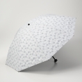 [フワクール]晴雨兼用パラソル リトルフラワープリント　オフホワイト