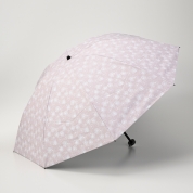 【パスポート優待15％OFF】[フワクール]晴雨兼用パラソル リトルフラワープリント　ピンク