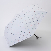[ポロ ラルフ ローレン]紳士パラソル　FLAG柄　ミニ傘　ホワイト