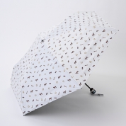 [ポロ ラルフ ローレン]紳士パラソル　馬具柄　ミニ傘　ホワイト