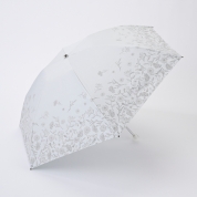 [フワクール]フワクールホワイト　ボタニカルグリッター　ミニ傘　ホワイト