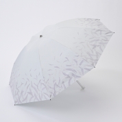 [フワクール]フワクールホワイト　スパークルフラッシュ　ミニ傘　グレー