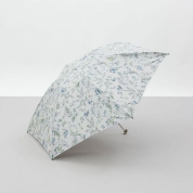 [アクアスキュータム]ボタニカルプリント晴雨兼用傘（折りたたみ傘）1AQ 27177　81（ライトベージュ）