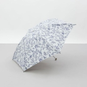 [アクアスキュータム]ボタニカルプリント晴雨兼用傘（折りたたみ傘）1AQ 27177　91（ホワイト）