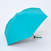 [BLAO ブラオ]軽量カラバリ無地晴雨兼用傘(折りたたみ傘)1BA 27787　34（ターコイズ）