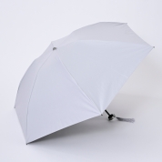 [BLAO ブラオ]軽量カラバリ無地晴雨兼用傘(折りたたみ傘)1BA 27787　92（シルバーグレー）