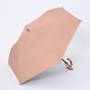 [BLAO ブラオ]カラバリ無地晴雨兼用傘(折りたたみ傘)1BA 22087　83（ベージュ）