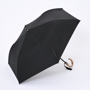 [BLAO ブラオ]カラバリ無地晴雨兼用傘(折りたたみ傘)1BA 22087　98（ブラック）