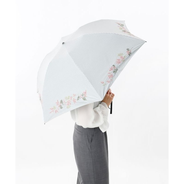 ジル スチュアート]ミモザ刺しゅう晴雨兼用傘(折り畳み・ミニ傘) 92