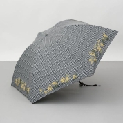 [ジル スチュアート]ミモザ刺しゅう晴雨兼用傘(折り畳み・ミニ傘)　98（ブラック）