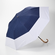 [M.B.O]雨晴兼用傘 21-335-11224　74 ネイビー×ホワイト