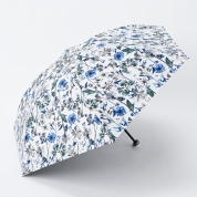 [ジル スチュアート]ボタニカル押し花オールシーズン傘(折りたたみ傘)　35(ブルー)