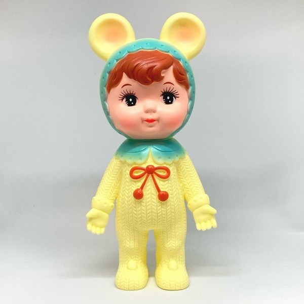 ソーダチャーミーちゃん　ソフビ　2体セット ソフビ/KODAMA TOY/チャーミーちゃん(WD.BK2)/黒｜墓場の画廊ONLINE STORE