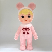 [児玉産業TOY]チャーミーちゃん(人気フォトグラファー保坂さほ氏デザイン/ピンクくま耳)　