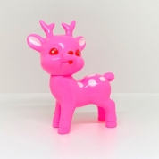 [児玉産業TOY]五型動物しか(LC.CPF)チャーミーピンク