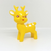 [児玉産業TOY]五型動物しか(LC.CYF)チャーミーイエロー