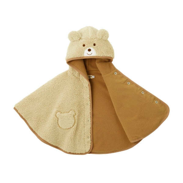 ミキハウス ホットビスケッツ]くま顔ドン ボアマントギフトセット