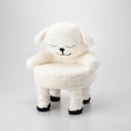 [リボン ハッカ キッズ]ヒツジパイルチェア