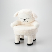 [リボン ハッカ キッズ]ヒツジパイルチェア
