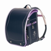 [名入れランドセル]ふわりぃロイヤルコレクション ネイビー×パールラベンダー