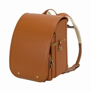 [名入れランドセル]ふわりぃジップ キャメル/キャメル