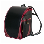 [名入れランドセル]ふわりぃ スーパーフラッシュフィーヴァー ブラック×カーマイン