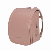 [名入れランドセル]ふわりぃ グランコンパクトWOW！ ピンクベージュ/サンゴ