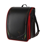 [ランドセル]ララちゃんランドセル レインボーR ブラック×レッド