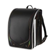 [ランドセル]ララちゃんランドセル レインボーR ブラック×シルバー