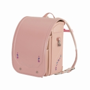 [名入れランドセル]ふわりぃアプラス　ピンクベージュ×ベージュ