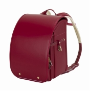 [名入れランドセル]ふわりぃジップ カーマイン/レッド